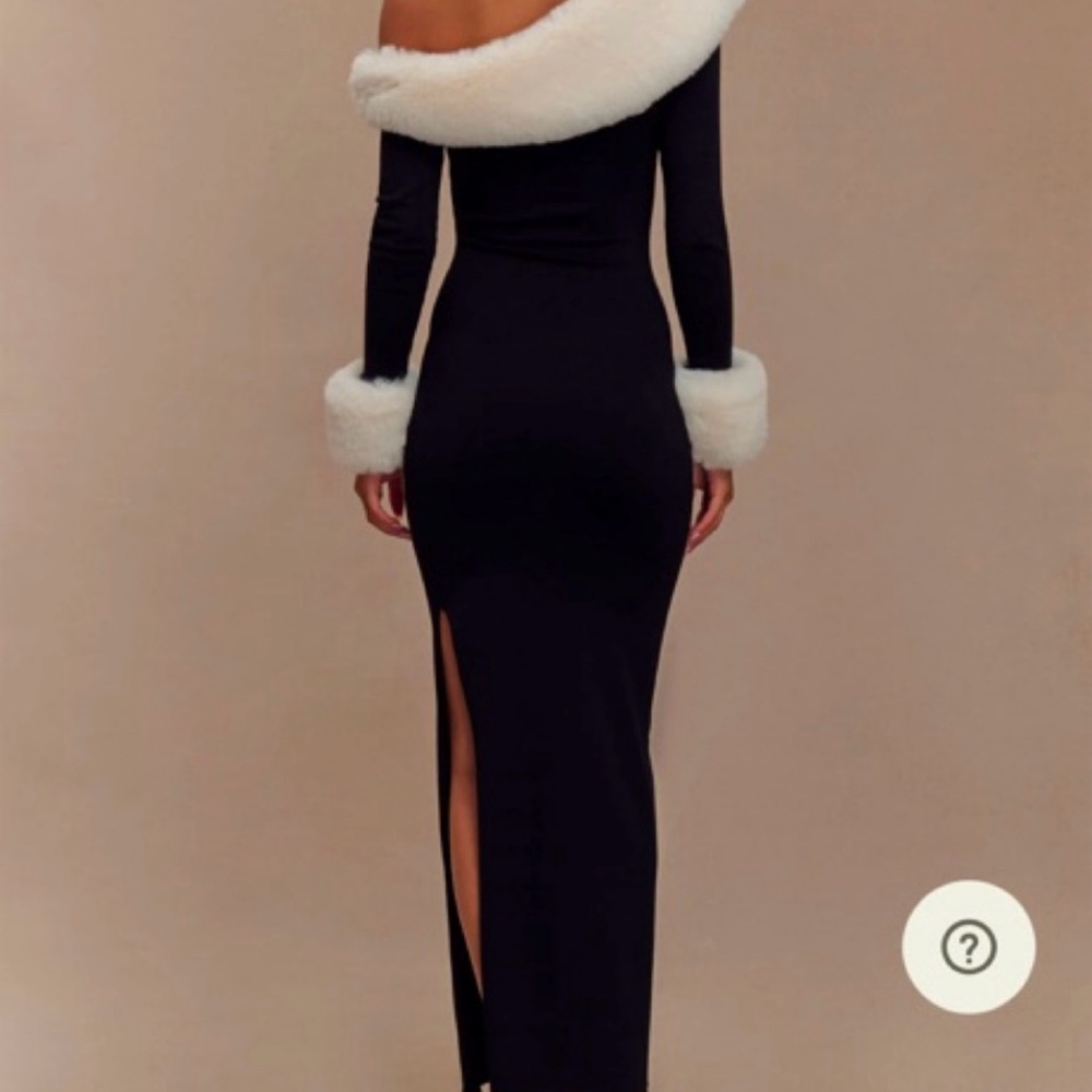 Meshki karleigh black maxi dress